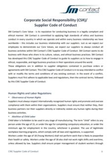 SM Contact_CSR_Supplier Code of Conduct